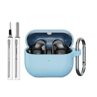 for samsung buds 3/galaxy buds3 pro case with cleaning kit silicone protective cover for galaxy buds 3 buzz 3Pro with keychain 6