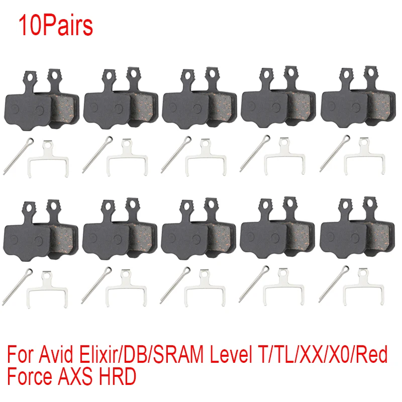 Plaquettes de ein à disque pour vélo, pour Avid Elixir, SRAM DB5, DB3, DB1, LEVEL TL & T Red