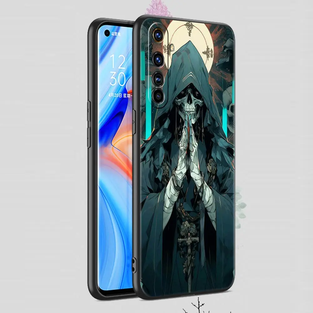 Grim Reaper Skull Design Phone Case Cover