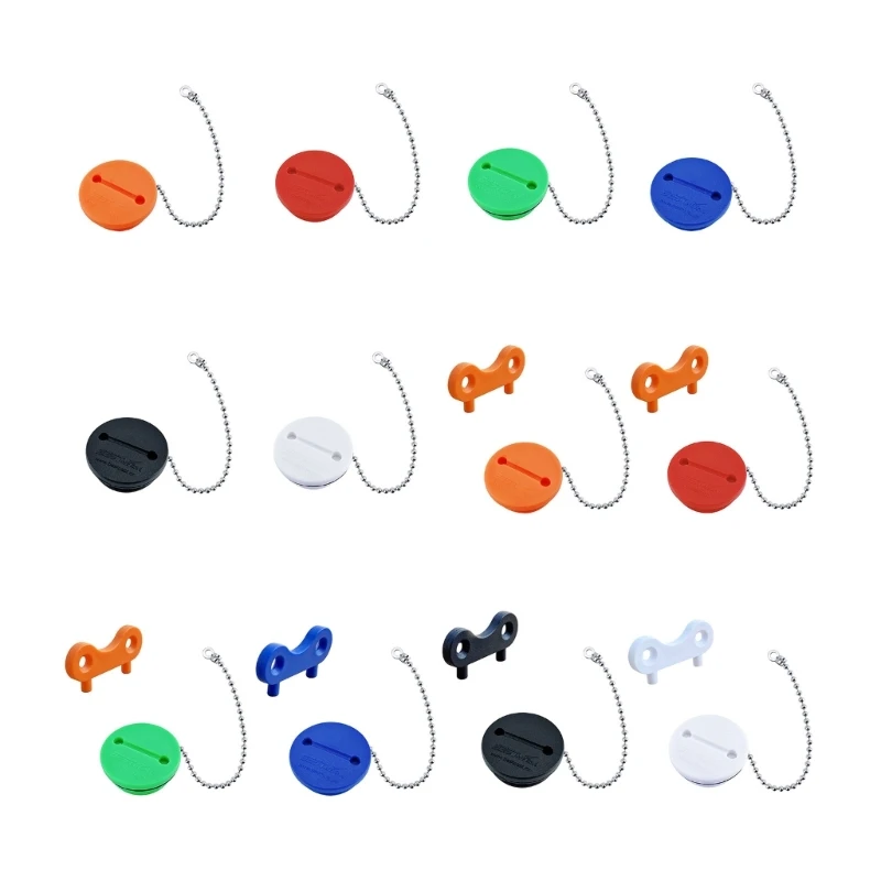 

U90C Professional Nylon Deck Fill Cap with Chain with/without Key 1.5inch Quick Installation Suitable for Boats Marine Yacht