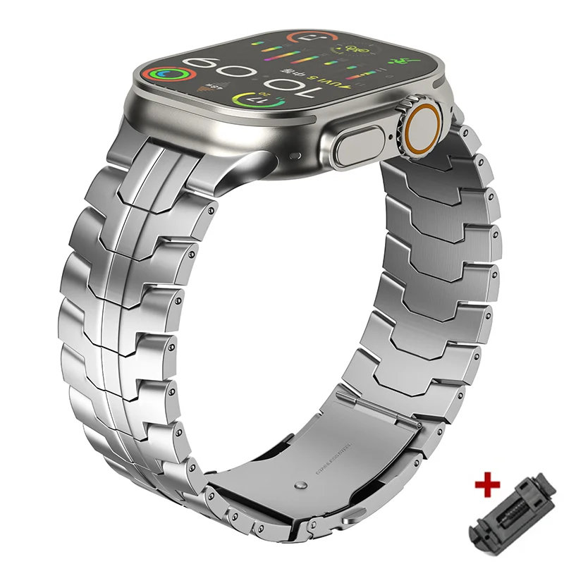 Elegant Stainless Steel Watch Link Bracelet