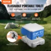 VEVOR Portable Toilet for Camping Porta Potty Push-Button Pressurized Flush Commode Leak-proof and Odourless Portable Toilet 2