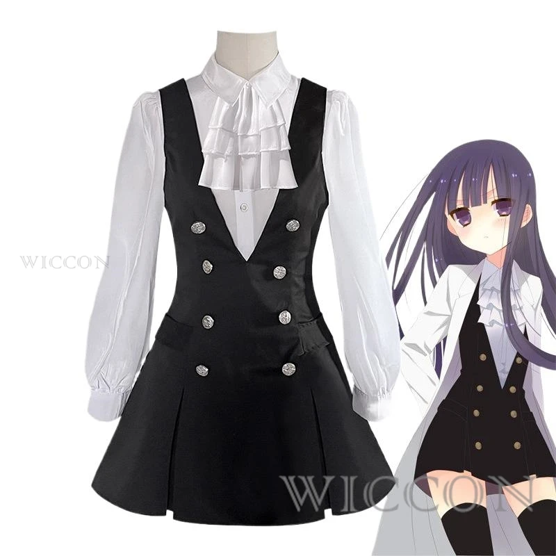 

Anime Inu x Boku SS Shirakiin Ririchiyo Roromiya Karuta Cosplay Costume Halloween Uniform Carnival Party Dress