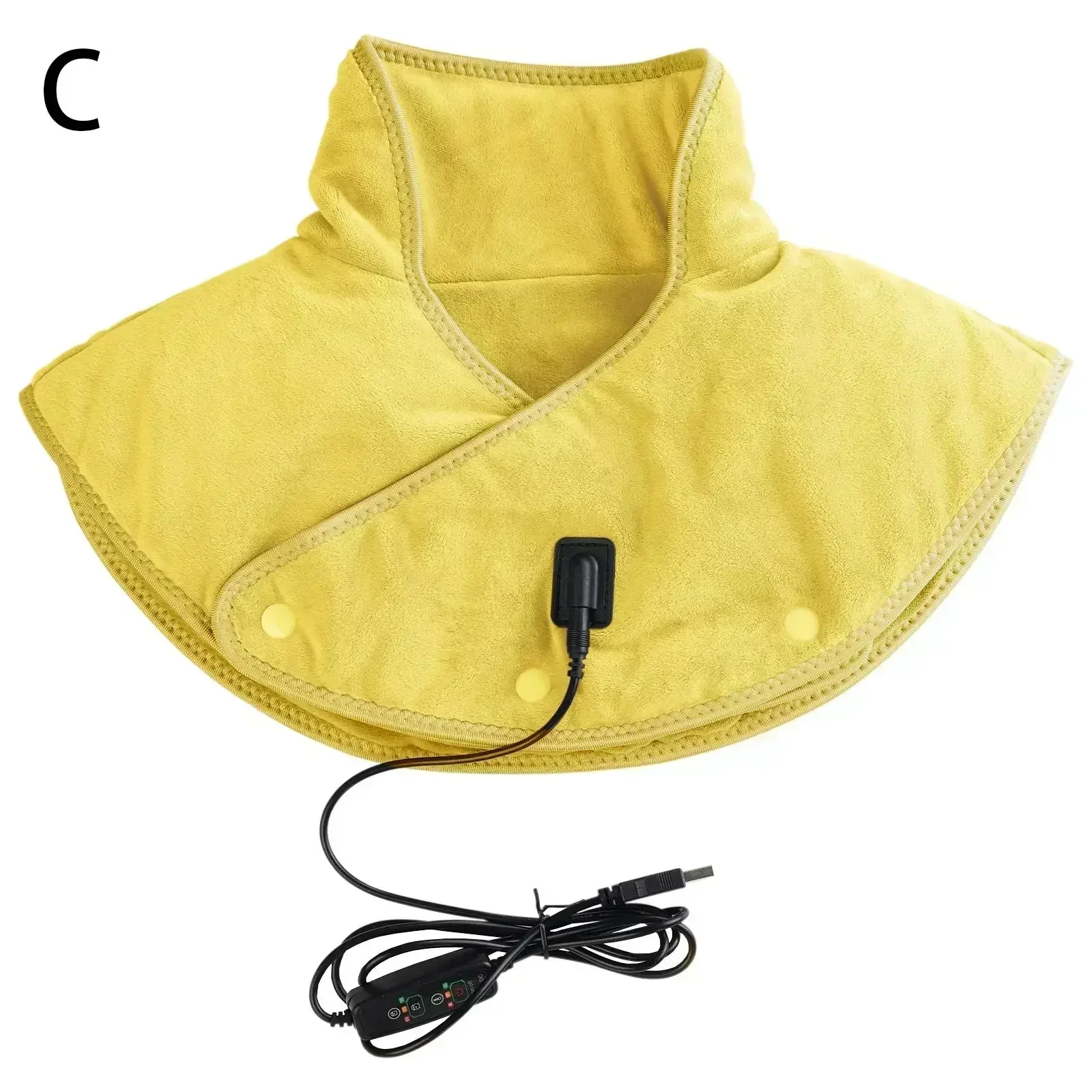 Electric Heating shoulder Pad USB Heated Neck Wrap For health care tool Neck  Massager Brace Cramps Pain Relief Relieve Fatigue - AliExpress