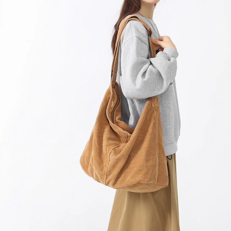 ★LIFE WORK★Corduroy Bucket Bag リバーシブル バケットバッグ Reversible Bucket リバーシブルバケット / Moss (Tech Sateen