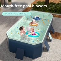 Piscine gonflable en PVC résistante à l'usure, pliable, pour enfants et nouveau-nés, pour la maison et l'extérieur 3