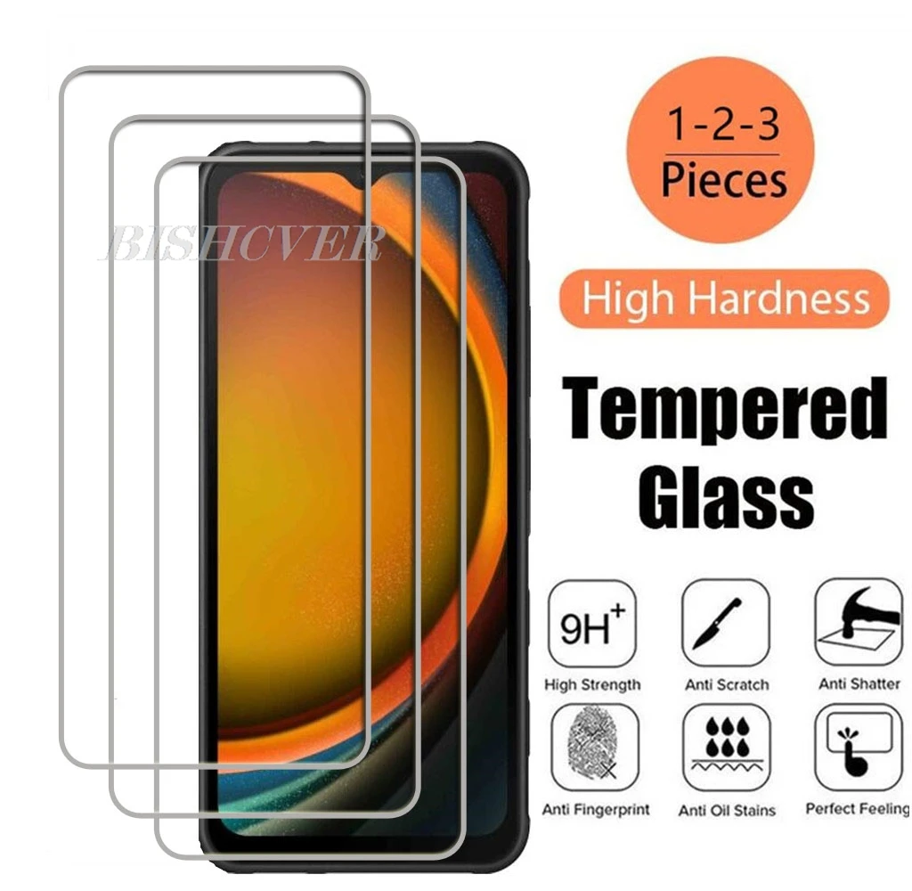 

Tempered Glass Protective On For Samsung Galaxy Xcover7 6.6" GalaxyXcover7 Xcover 7 SM-G556B Screen Protector Film Cover