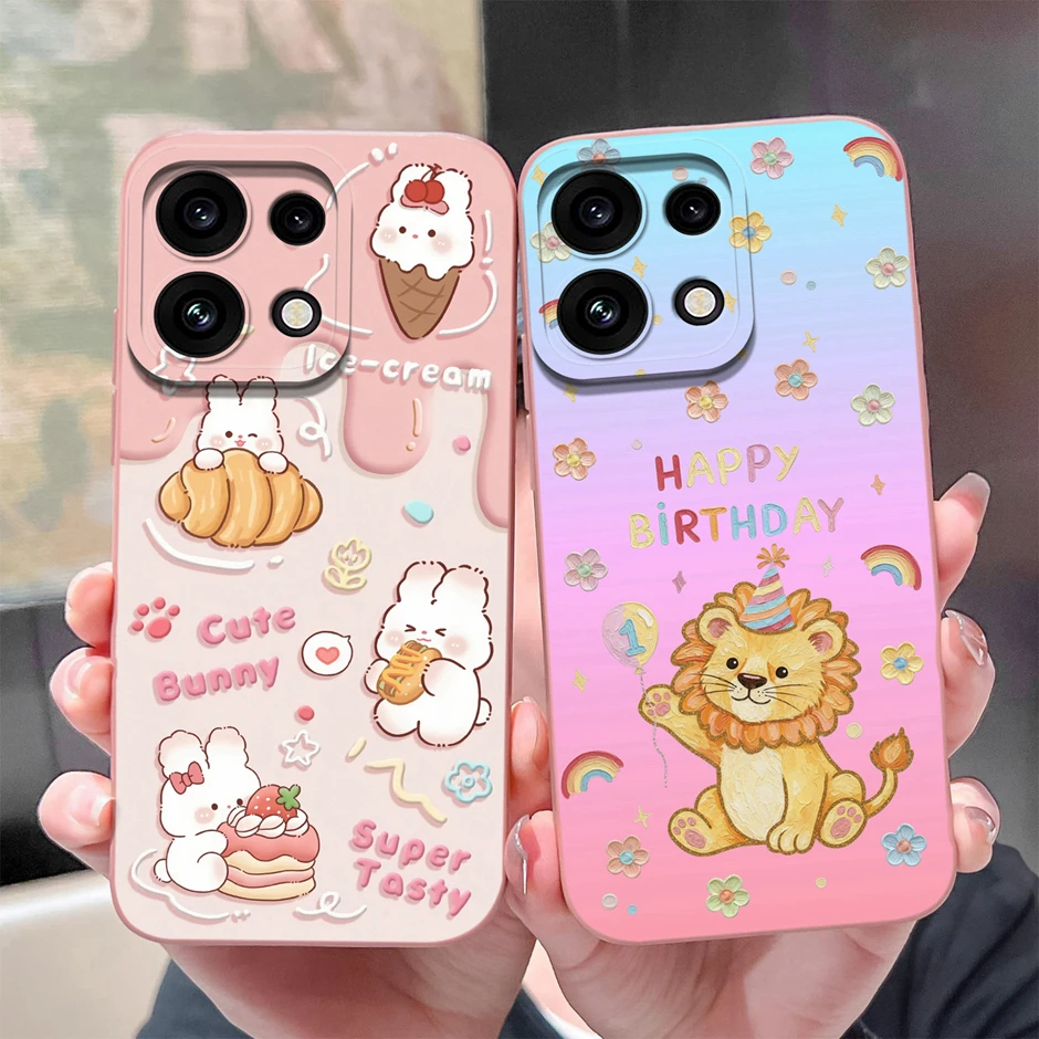 Pink Bowknot Rabbit Camera Protection High-Quality Phone Case Bumper