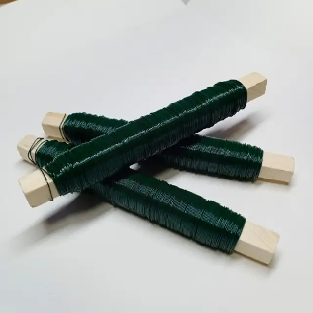 Kötőhuzal A Virágzáshoz Virág Elrendezéshosszú Huzal Szárához Való Hozzáférés Esküvői Otthoni Dekoráció Kertészszerszámok Üzem C A0K0 - Image 5