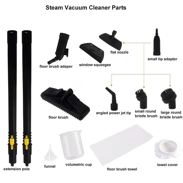 Household Vacume 2000w Handheld Multipurpose Steam Cleaner for Home Usejavascript: 4