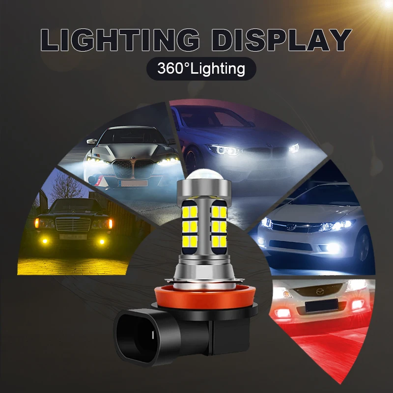 LED 램프 자동차 전면 안개등 액세서리, 도요타 PREVIA 2004 2005 2006 2007 2008 2009 2010 2011 2012, 2 개