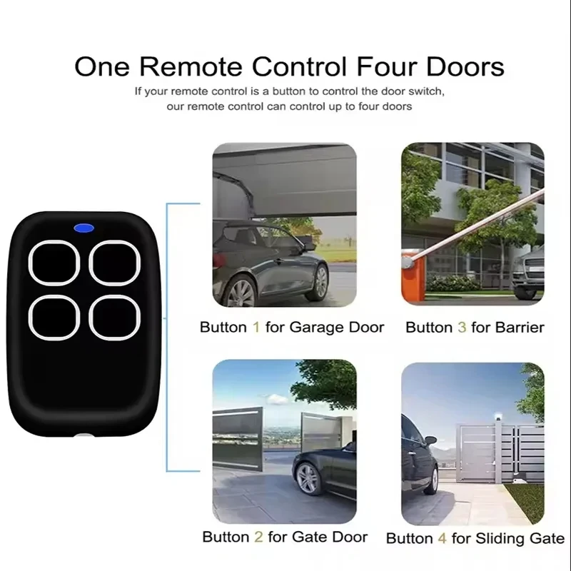 286MHz-868MHz Multi-Frequency Garage Door Remote Control Duplicator