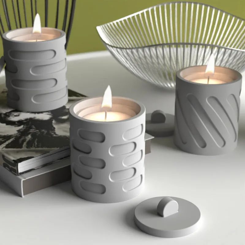 ConcreteCandleCupSiliconeMoldCementCandleJarmoldssilicon