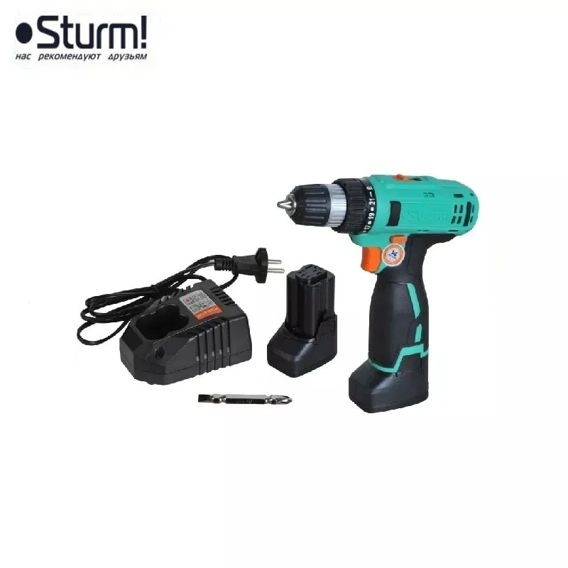Дрель аккумуляторная Sturm! 18 V li-ion 2 скорости аккумулятора 0 Aч | Инструменты