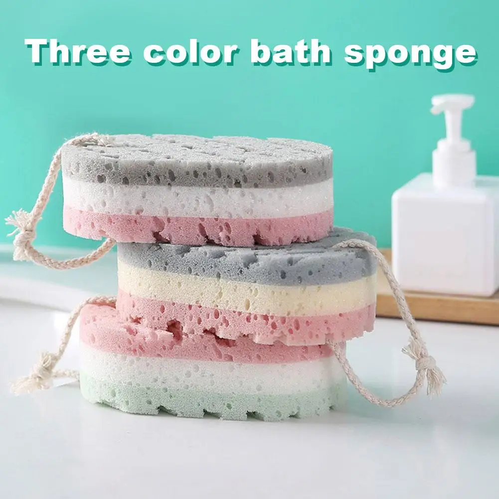 Soft Bath Sponge Body Scrub Bast Wisp Massage Brush Body Washcloth Skin Scrubber Relax Exfoliating Skincare Shower Accessories