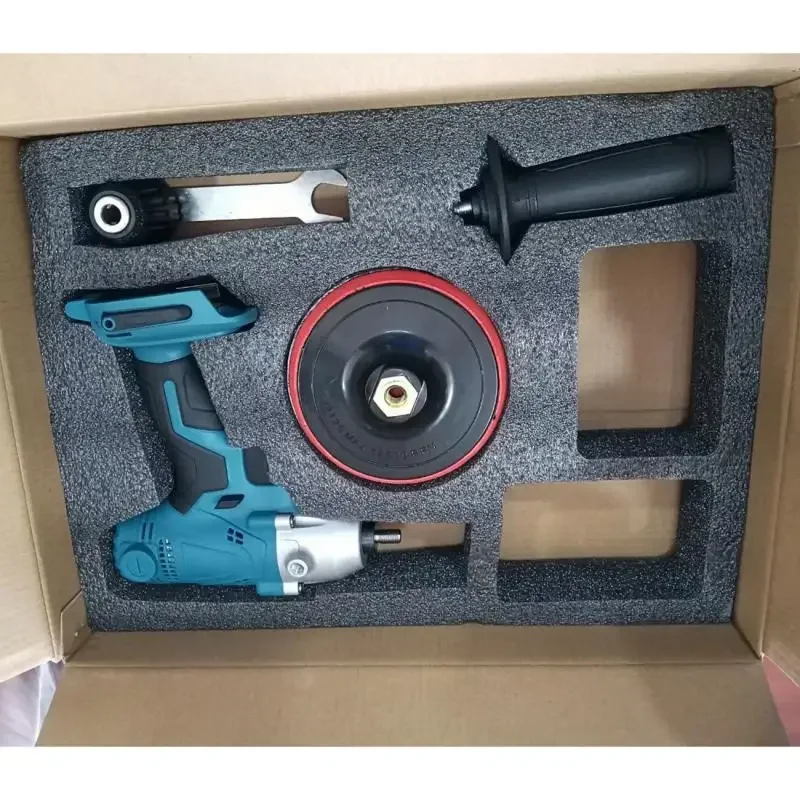 2 IN 1 Cordless Electric Polishing Machine Drill/ Driver Kit 6800rpm Car Polisher for Makita 18V Battery with Accessories