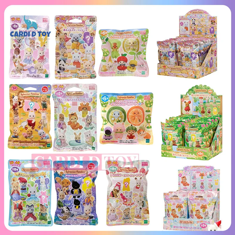 Sylvanian Families-Muñeca de bebé para niñas, juguete de estilo de peinado de moda, adorno de habitación, regalo de Navidad para niños