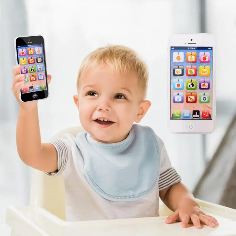 Baby Mobile Phone Toys Smart Touch Screen With Lights And Music Learning Machine Musical Pretend Play Early Education Toys Gifts educational toys