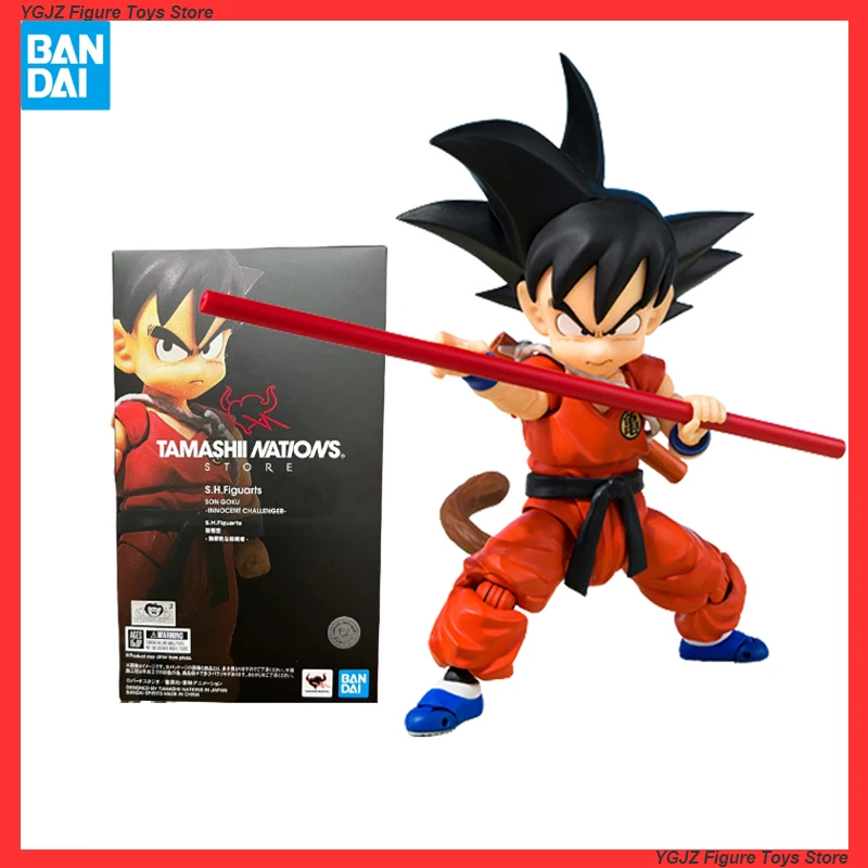 

S.H.Figuarts SHF Dragon Ball Son Goku Innocent Challenger Anime Action Figure Collectible Models Kids Christmas Birthday Gifts