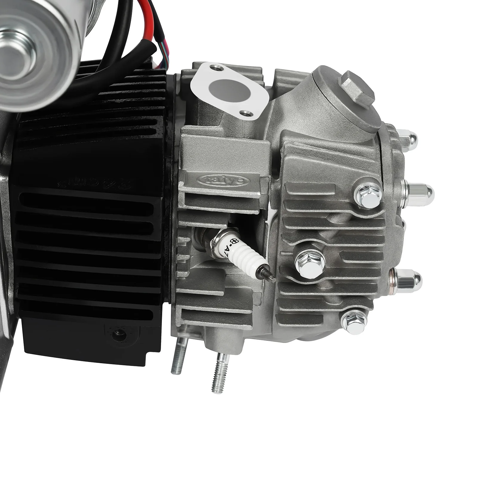 125 cc 4 Stroke Motors, Pocket Bike Motor, Semi-Automatic Motor Skills, Electric Start 3 1 Reverse, Air-Cooled Single Cylinder 4-Stroke Engine with Air Filter for ATV Go Kart Dirt Bike Pit