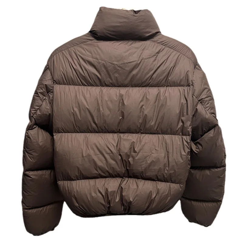 Short and Thickened Down Jacket for Women Winter Standing Collar White Duck Down Jacket Trend