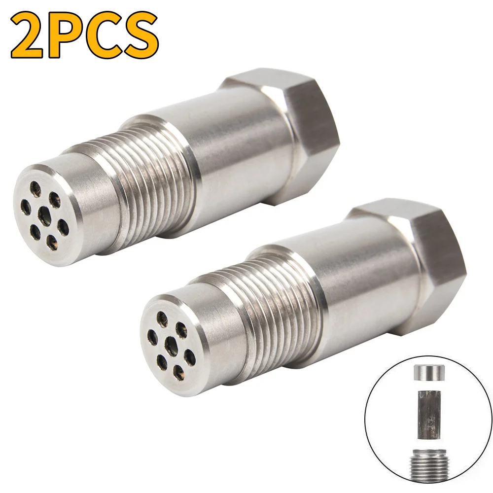 2PCS Sensor Spacer Adapter Check Engine Light CEL mini catalyst O2 Sensor Spacer Adapter M18X1.5