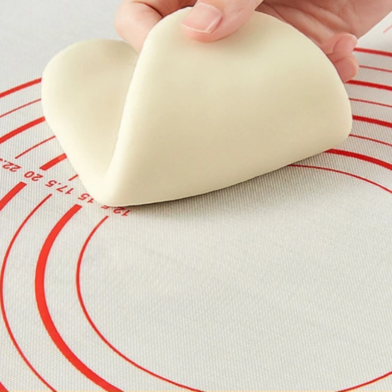 1PCS Silicone Baking Mat Kneading Pad Dough Mat Pizza Cake Dough Maker Kitchen Cooking Grill Non-Stick Gadgets Bakeware