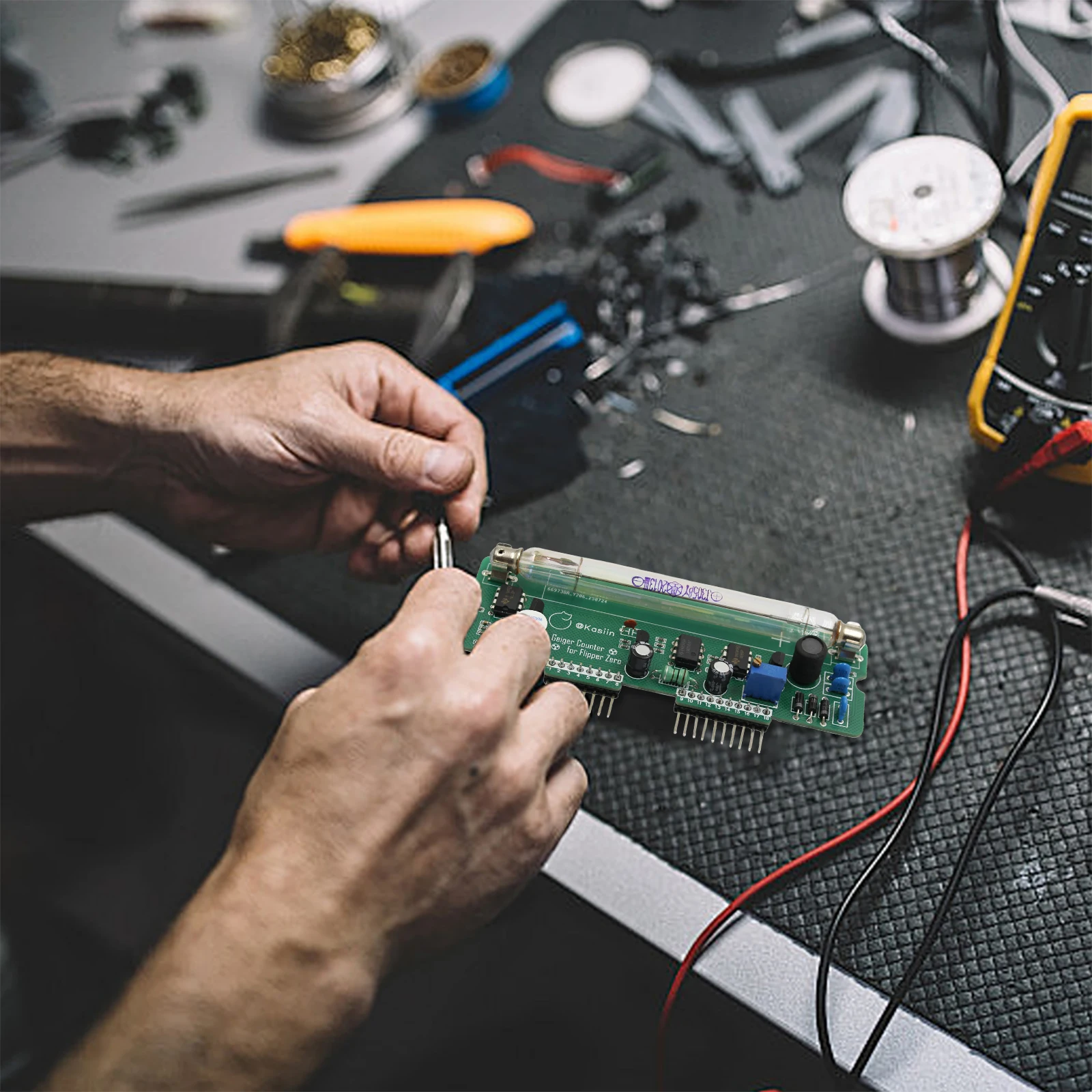 소형 방사선 탐지기 재사용 가능한 핵 방사선 탐지기 다목적 전자기 방사선 탐지기 EMF 탐지기