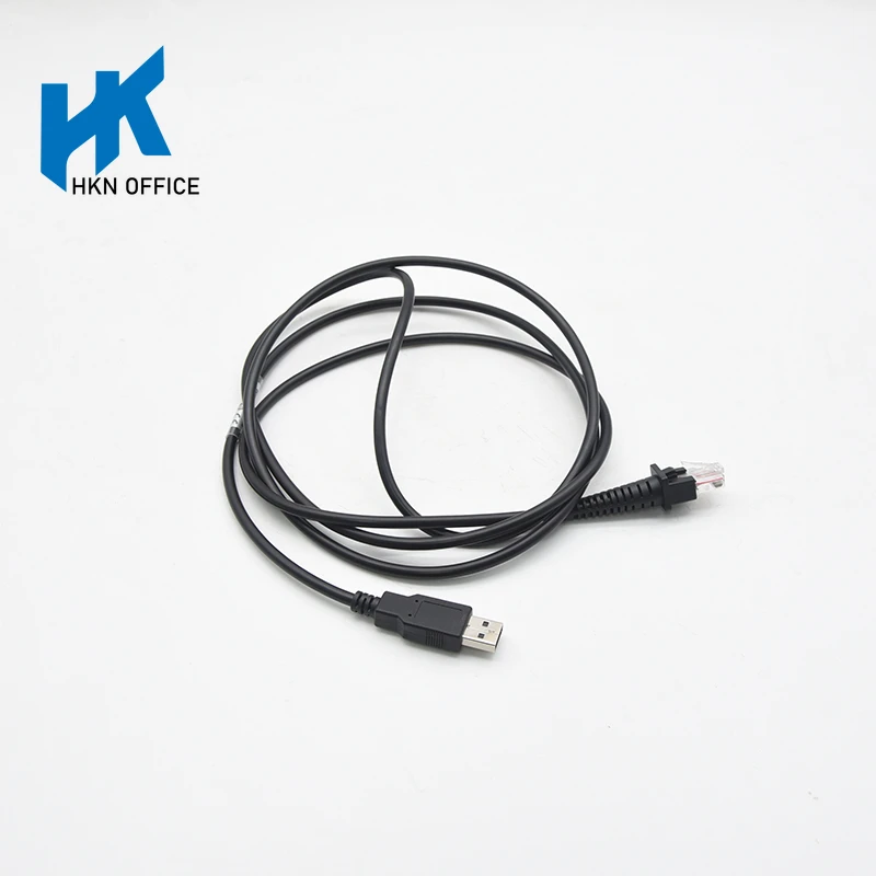 em Linha Reta Cabo Usb para Datalogic D100 D130 Gd4130 Gd4400 Qd2130 Qd2430 Leitor de Scanner de Código de Barras 10 Peças Lote Novo Cab4130-uns2 2m - Imagem 2