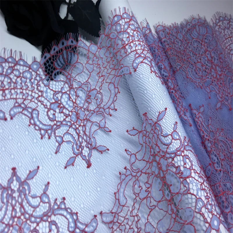 Spitzenbesatz, Schokolade, Wimpernspitze, braune Farbe, Chantilly-Spitzenbesatz, Bekleidung, zweifarbiger Stoff, Spitze, DIY, dunkelgrüne Spitze, Nähen, Basteln – Detail 38