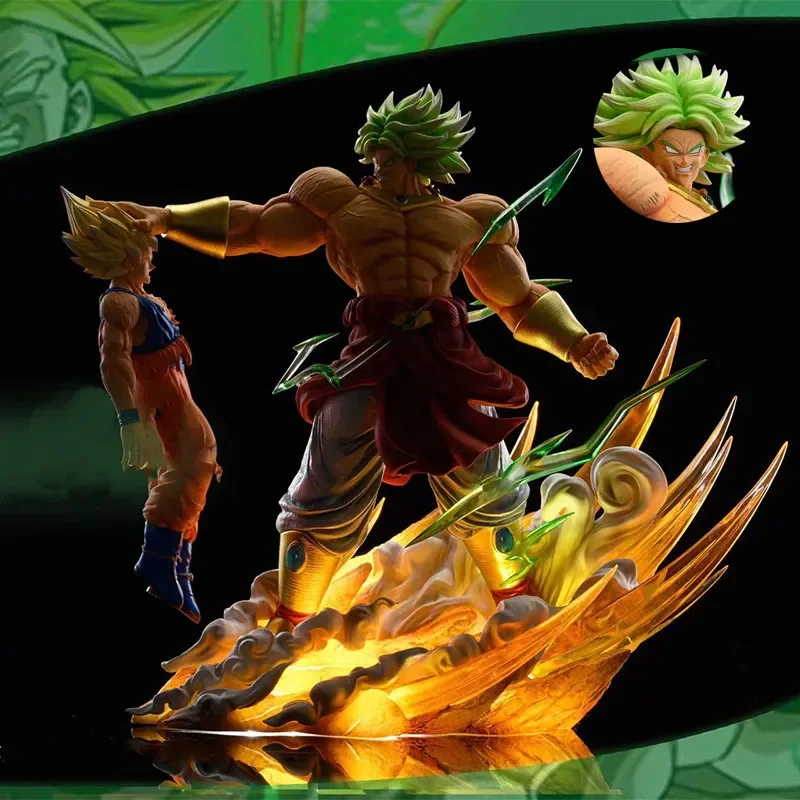 

Фигурки из аниме «Драконий жемчуг», Broli VS Goku, экшн-фигурки из ПВХ, супер сайян, Сон Гоку, модель, орменты, орнамент, подарки