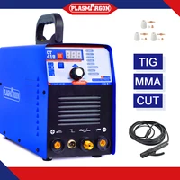 CT418 TIG/ MMA/CUT TIG Welder, Inverter 3 in 1 Welding Machine,180A TIG/ MMA 40A CUT ,Portable Multifunction Welding Equipment 1