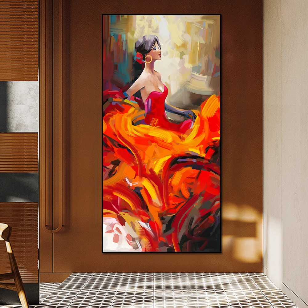 

Nordic Handdraw Characters Style Colorful Canvas Painting Poster Print Decor Wall Art Pictures For Living Room Bedroom Cuadros