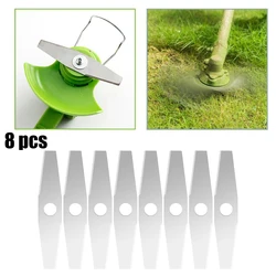 8 Pcs Metal Grass String Blade Steel Trimmer 150mm Head Replacement Saw Blades Lawn Mower Grass Trimmer Fittings