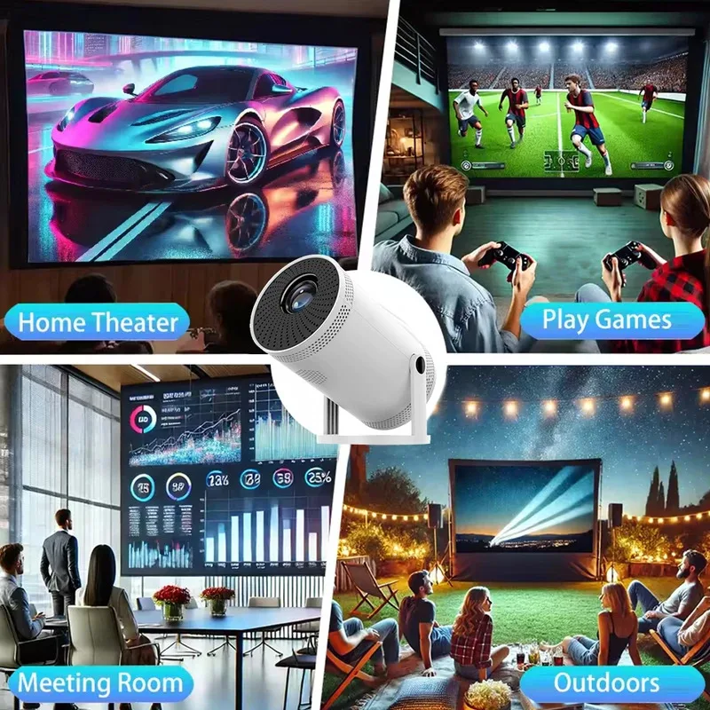 2026 Arrival FY300 4K Projector 260ANSI Portable Theater Dual Band Wifi6 BT5.0 1080P 720P Home Cinema Outdoor Mini HD Projectors