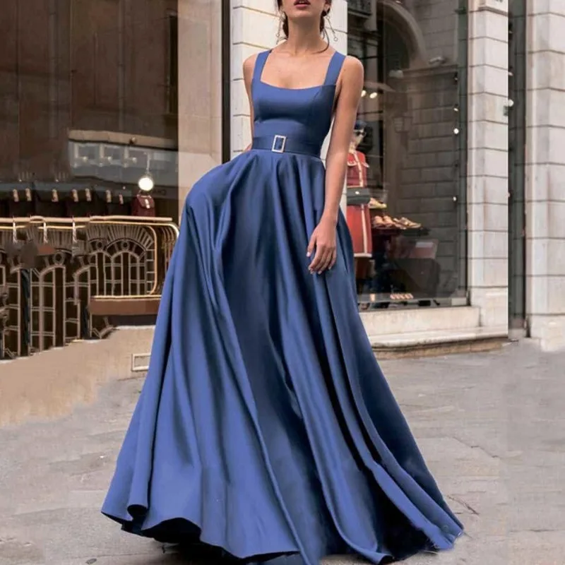 

Женские вечерние платья с открытыми плечами и оборками, Платье макси с Боковым Разрезом для выпускного вечера, элегантное официальное праздничное платье