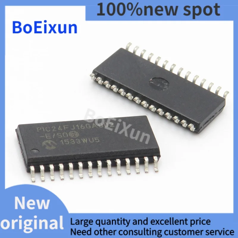 

1-10 PCS PIC24FJ16GA002-E/SO SMD SOP-28 16-bit Microcontroller MCU-microcontroller Chip Brand New Original In Stock