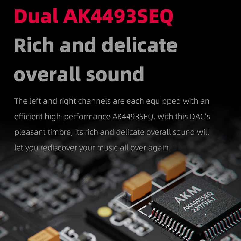 FiiO K7/K7 BT Balanced HiFi Desktop DAC Headphone Amplifier AK4493S*2 XMOS XU208 PCM384kHz DSD256 USB/Optical/Coaxial/RCA Input images - 6