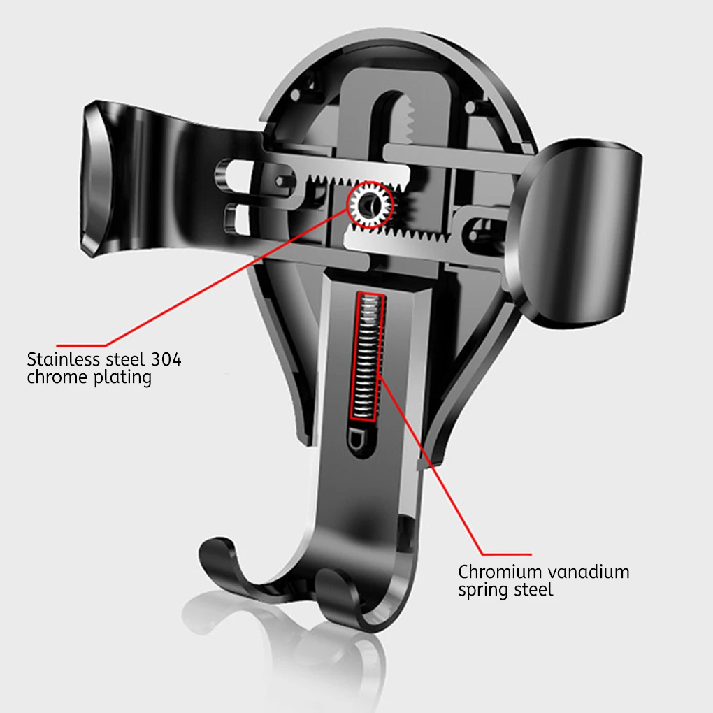 자동차 중력 휴대폰 거치대, 범용 지지대 휴대폰 스탠드 브래킷