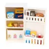Forest Family 1/12 Kitchen Furniture Bathroom Bedroom Bakeware Sets Miniature Model Dollhouse Accessories Refrigerator Girl Gift 2