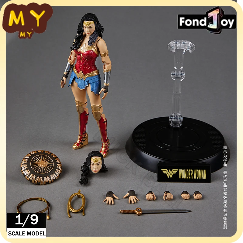

Фигурка оригинальной чудо-Женщины Fondjoy, фигурка DC Лиги Справедливости 1/9, фигурка Diana Prince, модель из ПВХ, кукла, подвижная игрушка для детей