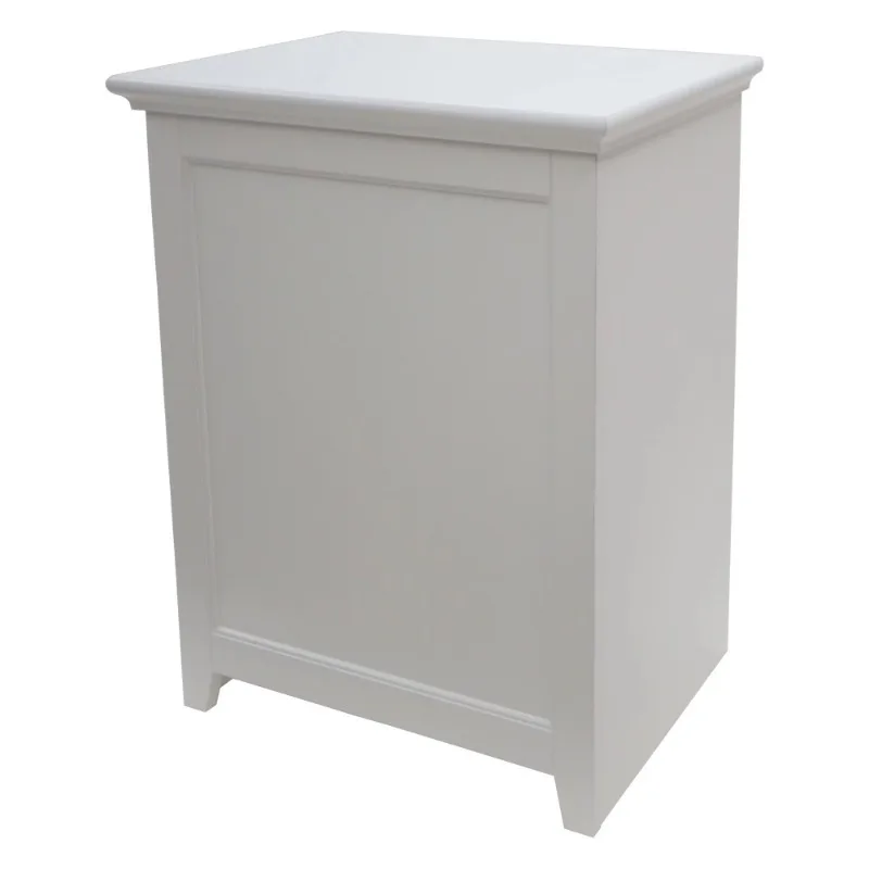 

Redmon 11.25 x 18 x 23.25 Inch Contemporary Shaker Style Hamper White