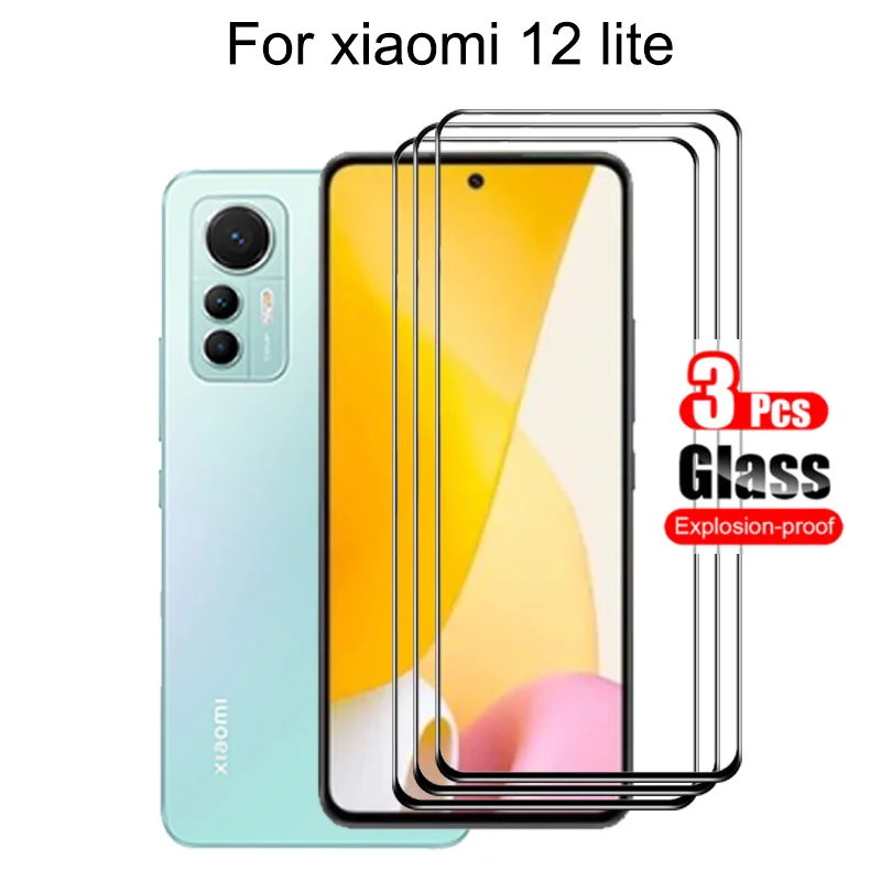 3Pcs Per Xiaomi 12 Lite 5G Vetro Temperato Per Mi 11T Pro 11I Pellicola Vetro Per Xiaomi12 Lite Accessori Xiaomi Mi 12 Lite Pellicola Mi 12 Lite Scree