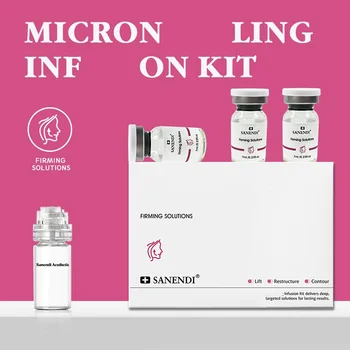 Siero per microinfusione per il viso con timbro Acido ialuronico Idrata Rassodante Texture Anti invecchiamento Kit per la cura della casa Essenza Tutta la pelle