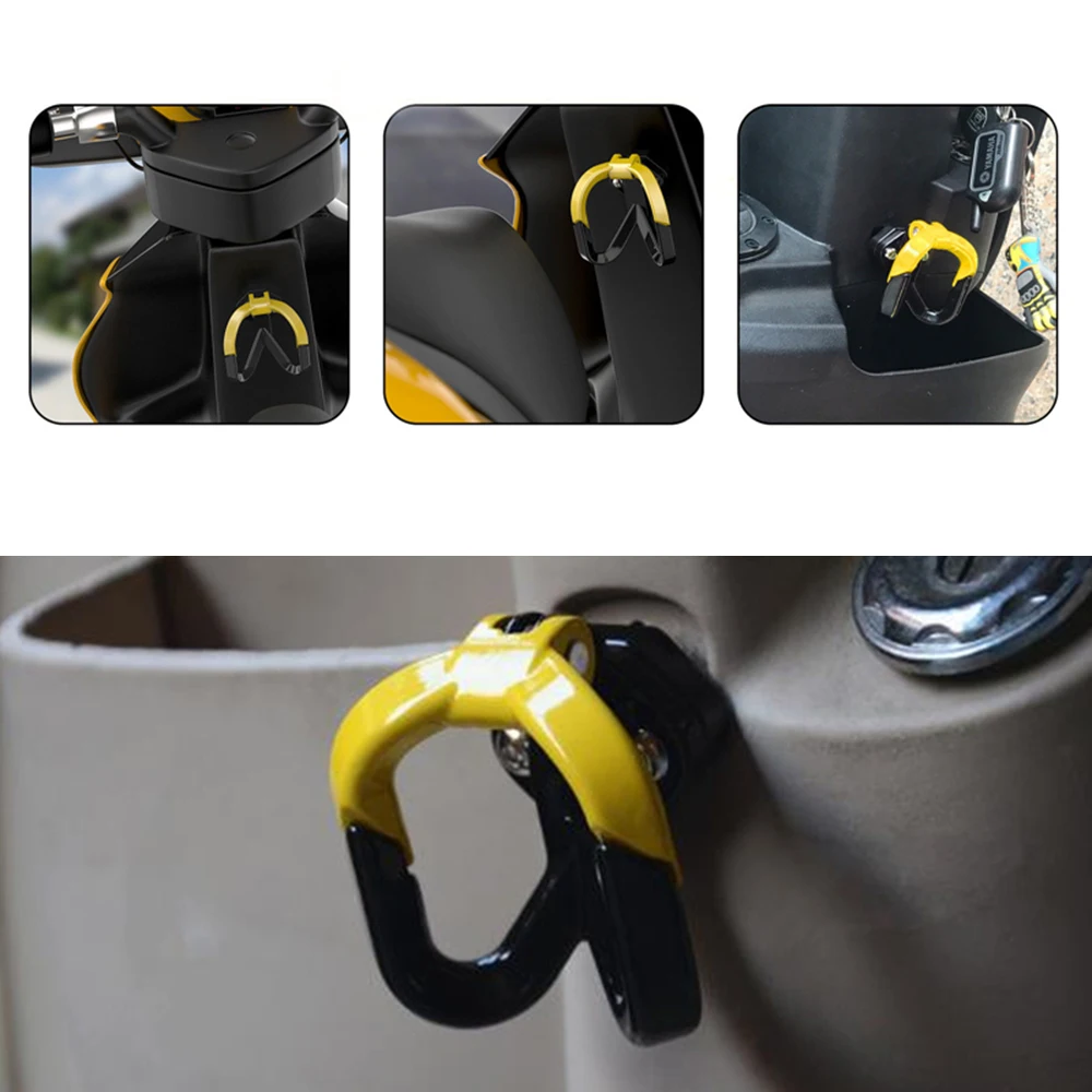 Multifunction Motorcycle Hook Luggage Bag Hanger Helmet Claw Double Bottle Carry Holders 6 Color motorcycle handlebar hook motorcycle helmet holder