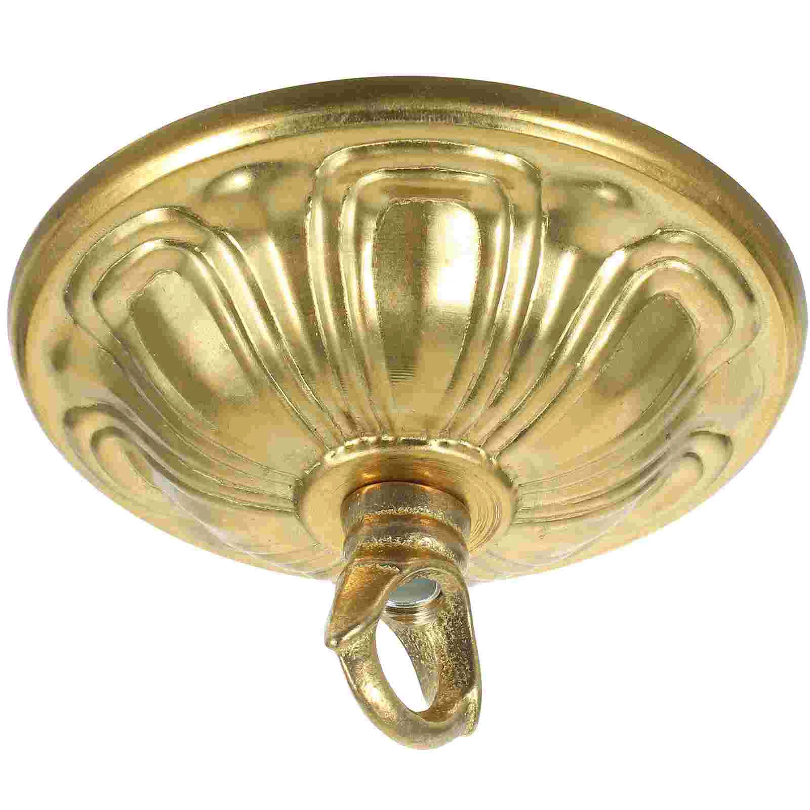 

Hook Lighting Hooks for Hanging Fixture Mounting Plate Pure Copper Canopy Lights Cover