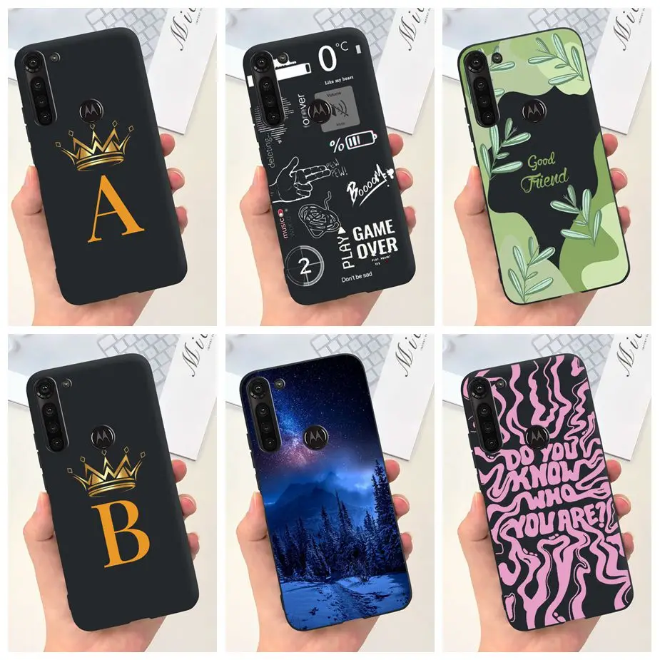Stylish Art Painted Letters Phone Case - Soft s Coque