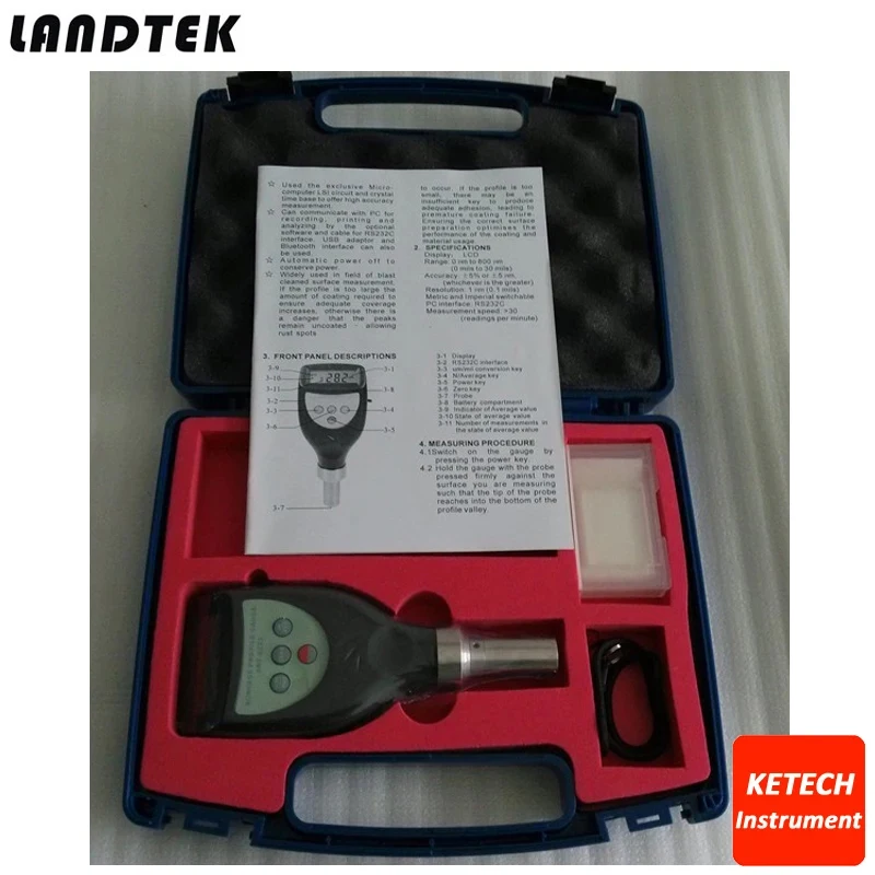 LCD Digital Surface Profile Gauge Roughness Tester Meter SRT6223