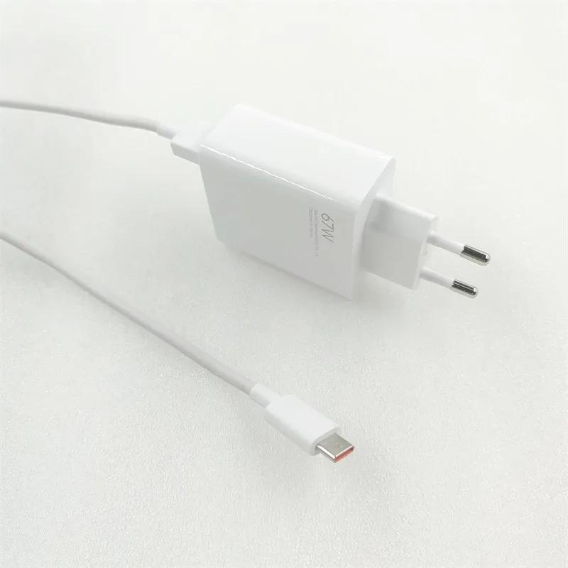 Xiaomi 67W Quick Wall Charger Adapter USB-C Cable Redmi Note 10/11/12Pro  K50 K60