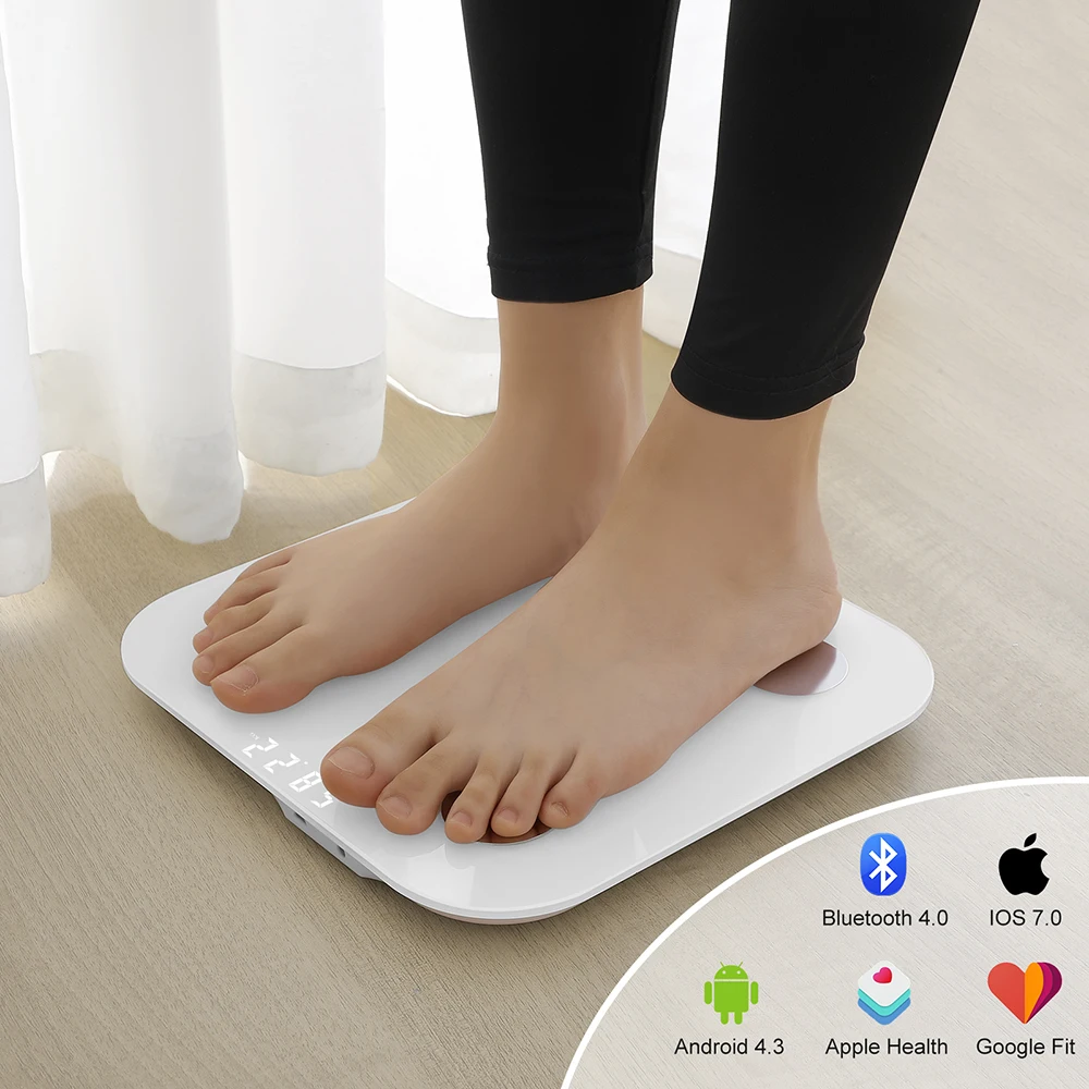 Bluetooth Body Scale Smart Precision Bathroom Weight Scales Electronic Balance Body BMI Composition With Wirless-compatible